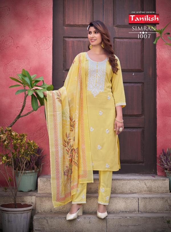 Taniksh Simran Vol 1 Rayon Kurti Bottom With Dupatta